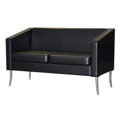 SOFA DO POCZEKALNI - NOVARA - CZARNA